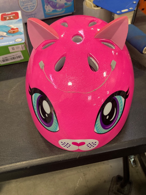 Photo 1 of Raskullz 1210010-DKP-5 Girls Kitty Tiara Helmet, Dark Pink, Ages 5+