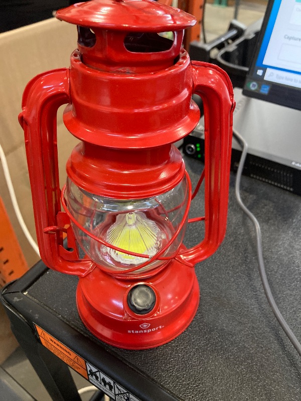 Photo 1 of  Camping Lantern, Red