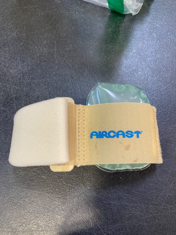 Photo 1 of Aircast Pneumatic Armband: Tennis/Golfers Elbow Support Strap, Beige