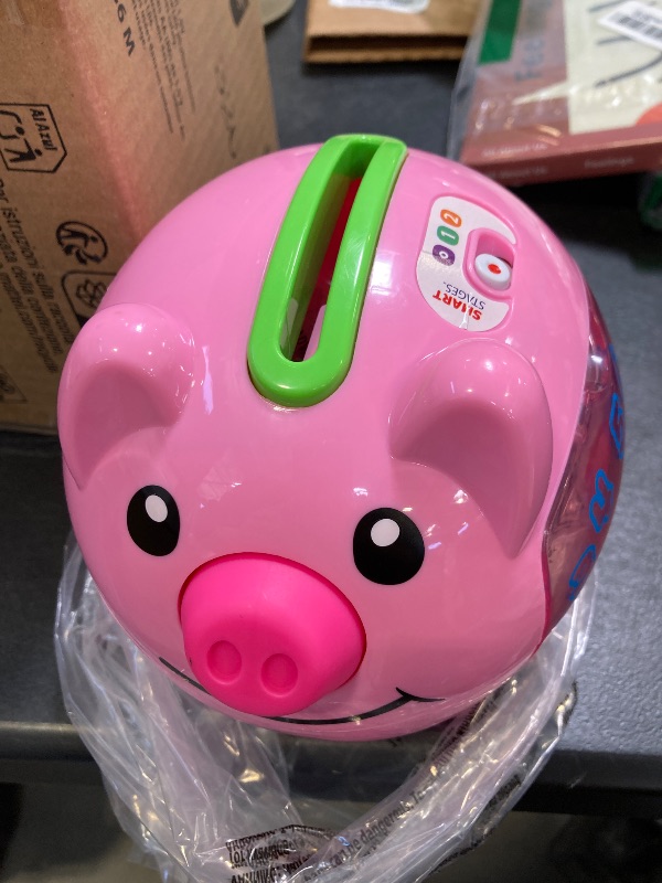 Photo 1 of Fisher-Price Baby & Toddler Toy Laugh & Learn Smart Stages Piggy Bank with Educational Songs & Phrases for Infants Ages 6+ Months