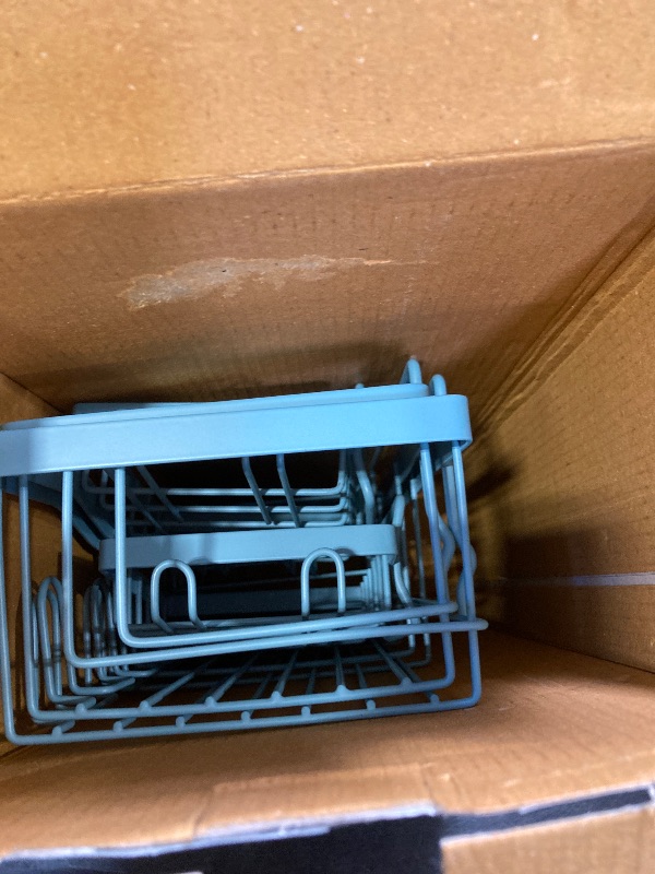 Photo 1 of EUDELE 5-Pack Rustproof Stainless Steel Shower Caddy – No Drill Adhesive Bathroom Organizer with Large Capacity, Spacious Shower Shelves for Inside Shower, Kitchen & Home Decor Storage