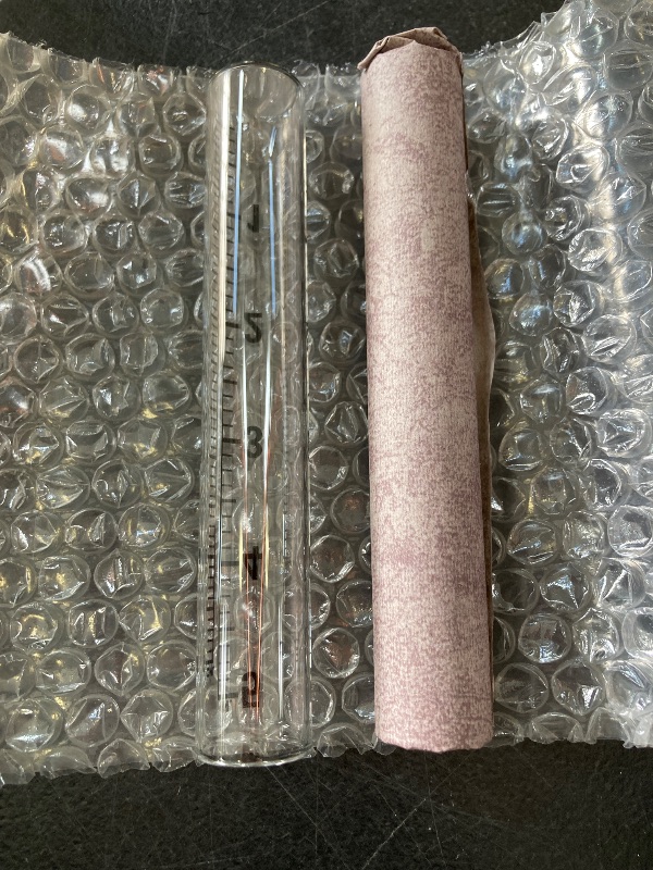 Photo 1 of Mateda 5" Capacity Rain Gauge Glass Replacement Tube for Yard Garden Outdoor, Set of 2