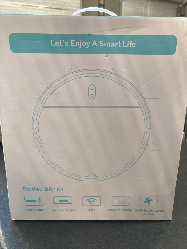 Photo 1 of ZCWA Robot Vacuum and Mop Combo, 2.4GHz WiFi Link Vacuum Robot,4 Cleaning Mode Robotic Vacuums Cleaner, APP/Remote Aspiradora Robot, Self-Charging Robot Vacuum for Pet Hair, Stains, Carpets, Corner