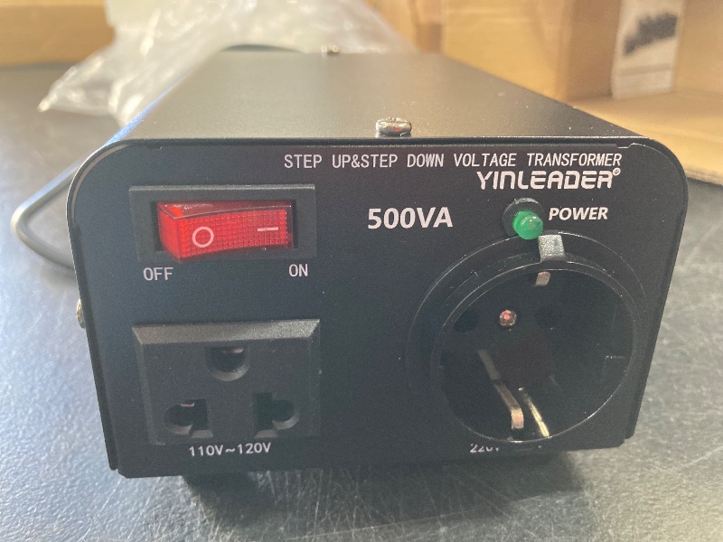 Photo 1 of Yinleader 2000W Voltage Converter Transformer(110V to 220V OR 220V to 110V) 2000 Watt Step Up/Down Converter 110/120 Volt - 220/240 Volt w/US Power Cord, Circuit Breaker Protection (VTUS-2000)