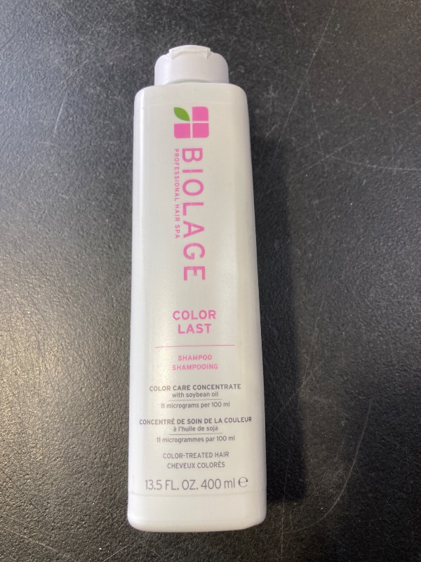 Photo 1 of Biolage Color Last Shampoo - For Color-Treated Hair, Nourishes, Strengthens, Hydrates, Soybean Oil & Stearic Acid, Paraben & Mineral Oil-Free, Vegan, 13.5 Fl Oz, Packaging May Vary