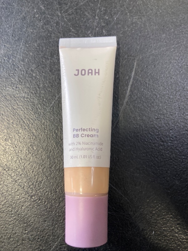 Photo 1 of JOAH Beauty Perfect Complexion BB Cream with Hyaluronic Acid and Niaciminade, Korean Makeup with Medium Buildable Coverage, Evens Skin Tone, Lightweight, Semi Matte Finish, Light with Warm Undertones