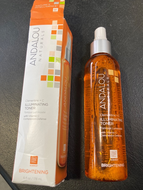 Photo 1 of Andalou Naturals, Toner Facial Toner Helps Hydrate Balance Skin pH For Clear Even Skin, Clementine Plus C, 6 Fl Oz