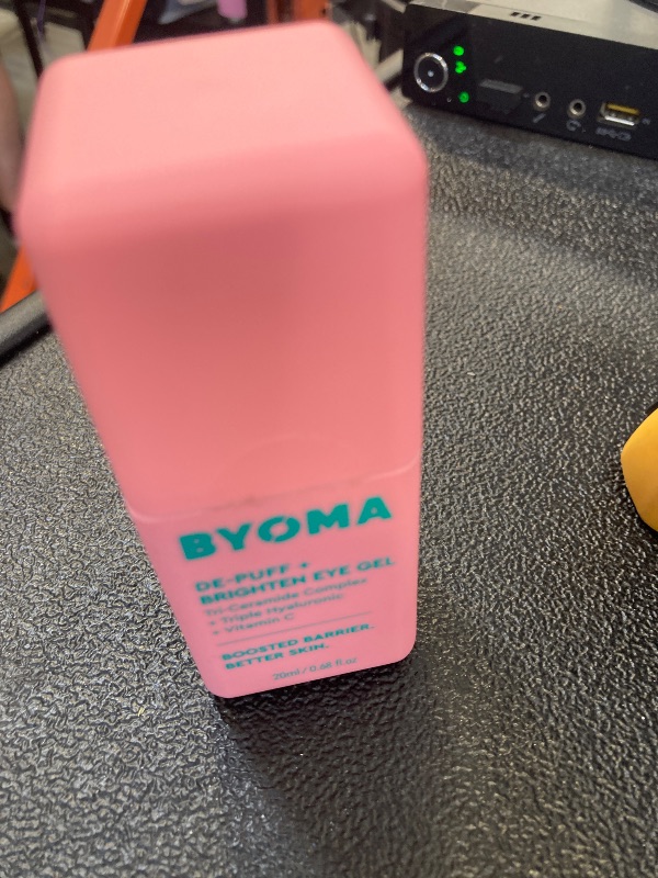 Photo 1 of Byoma De- + Brighten Eye Gel - Lightweight Gel Eye Cream for Dark Circles, Puffiness & Wrinkles - Under Eye Cream With Hyaluronic Acid & Vitamin C - Barrier Repair Skincare - 0.68 fl. oz
