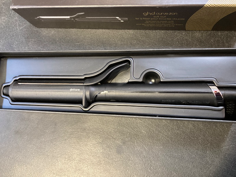 Photo 1 of ghd Soft Curl Hair Curling Iron ? 1.25" Hair Curler, Professional Styling Tool with Safer-for-Hair Styling Tool Temperature, Perfect for Longer Hair or Voluminous Styles ? Black