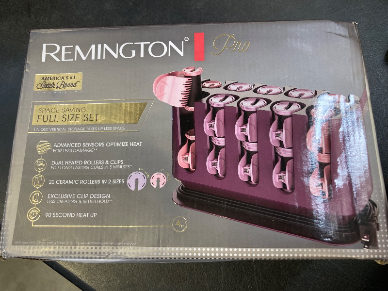 Photo 1 of Remington Pro Hair Setter Hot Rollers, Curlers With Thermaluxe Advanced Thermal Technology