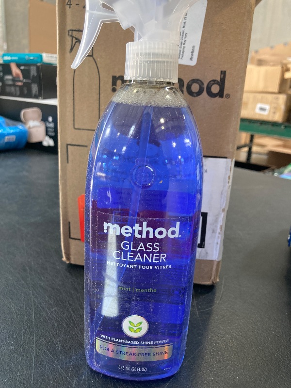 Photo 1 of Method Glass Cleaner, Mint, 28 Ounce, 4 Pack, Packaging May Vary