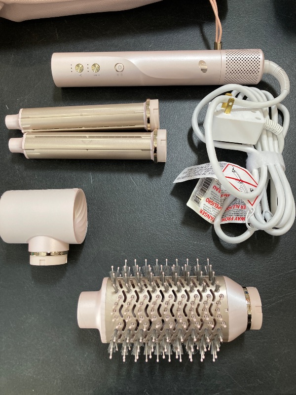 Photo 1 of T3 Aire 360 Multi-Styler & Blowout System, Rapid Drying Hair Dryer, Ceramic Curling Attachments, Oval Brush & Drying Concentrator | Blowouts & Long-Lasting Curls
