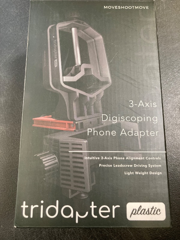 Photo 1 of 3-Axis Lightweight & Universal Digiscoping Adapter | Adjustable Phone Holder Mount for Telescopes, Spotting Scopes, Binoculars, Monocular, Micros w/Bluetooth Shutter | Fits Most Cell Phone for Travel