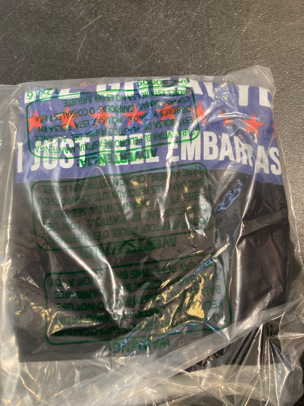 Photo 1 of Are We Great Yet? Cause I Just Feel Embarrassed Design T-Shirt - size L 