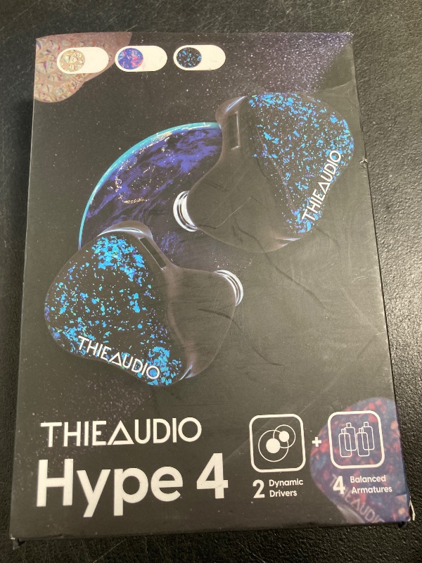 Photo 1 of Linsoul THIEAUDIO Hype 4 2DD+4BA in Ear Monitor, HiFi IEM Earphones with Tonal Balance, Latest Sonion Driver, Detachable Silver-Plated OCC Cable for Audiophile Musician Professionals (White)