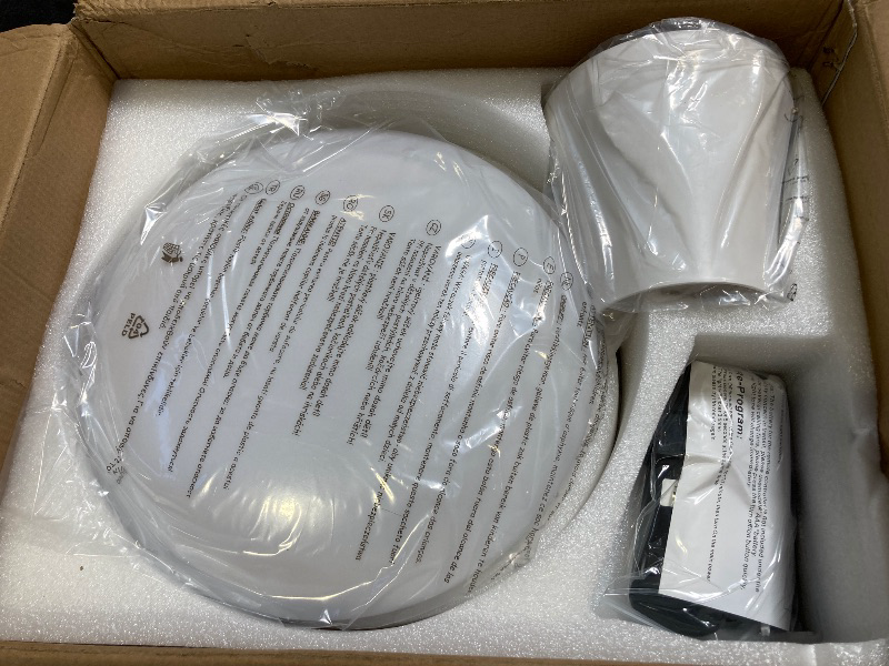 Photo 1 of PHORUS 48" White Ceiling Fan with Lights and Remote/APP, Low Profile with Quiet Reversible DC Motor, Dimmable 3 Colors 6 Speeds, Modern LED Indoor/Outdoor Patio Fan