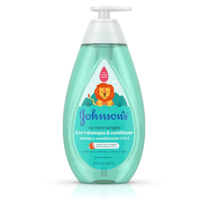 Photo 1 of Johnson's No More Tangles Kids' & Toddlers 2-in-1 Detangling Hair Shampoo & Conditioner - 20.3 Fl Oz
