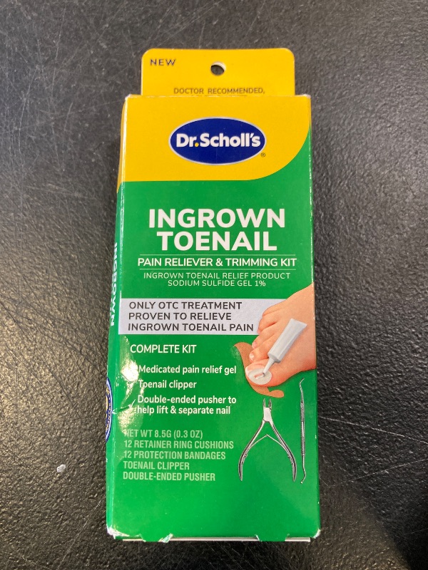 Photo 1 of Dr. Scholl's Ingrown Toenail Pain Reliever and Trimming Kit
