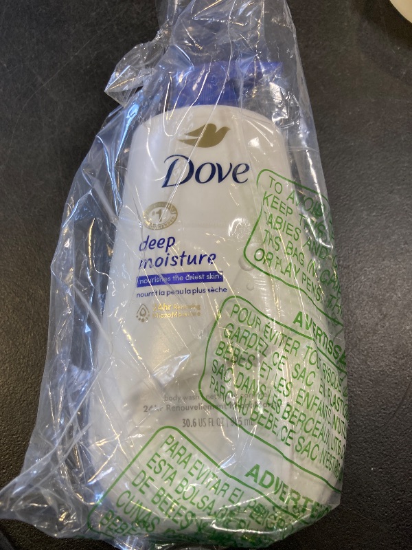 Photo 1 of Dove Body Wash with Pump Deep Moisture for 24hr Lotion-Soft Skin Moisture Moisturizing Skin Cleanser with No Sulfates No Parabens 30.6 oz