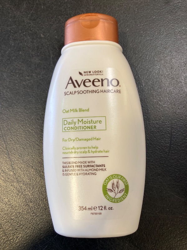 Photo 1 of Aveeno Scalp Soothing Oat Milk Blend Conditioner , Fresh, 12 Fl Oz