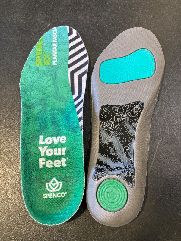 Photo 1 of Spenco RX Men's Full Length Plantar Fascia Insoles, Size 7-13