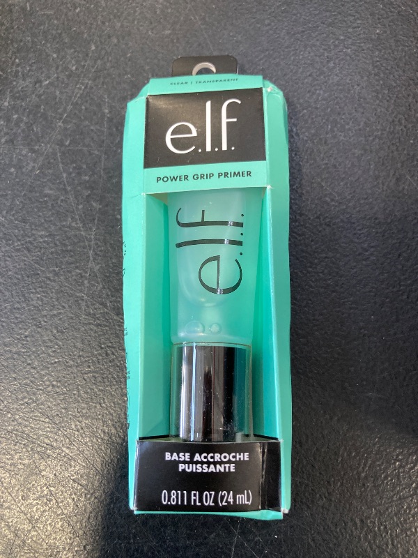 Photo 1 of e.l.f. Power Grip Primer, Gel-Based & Hydrating Face Primer For Smoothing Skin & Gripping Makeup, Moisturizes & Primes, 0.811 Fl Oz (24 ml.)
