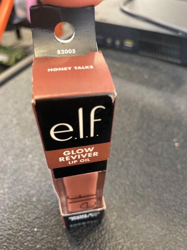 Photo 1 of e.l.f. Glow Reviver Lip Oil, Nourishing Tinted Lip Oil For A High-shine Finish, Infused With Jojoba Oil, Vegan & Cruelty-free, Honey Talks