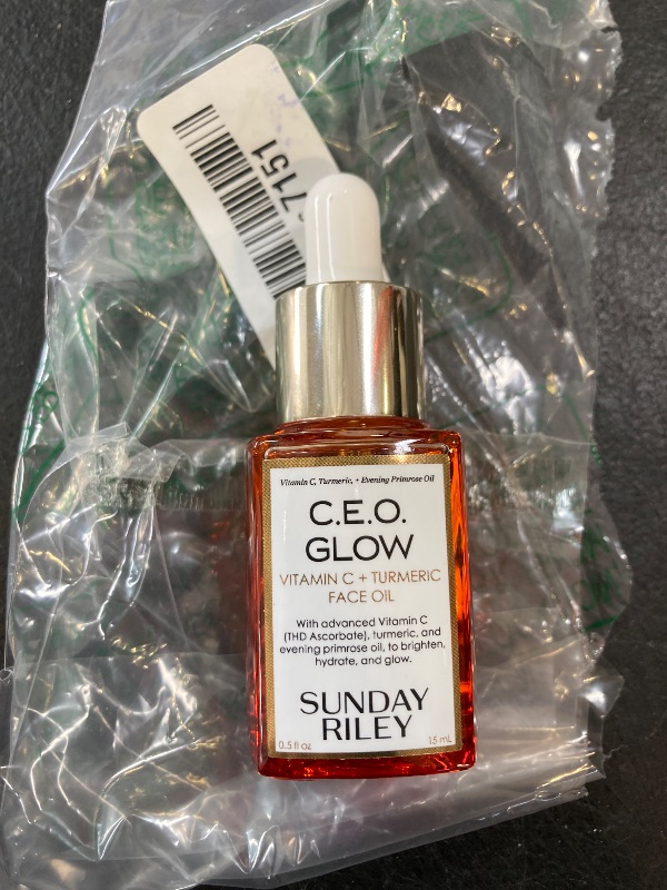 Photo 1 of Sunday Riley C.E.O. Glow Vitamin C & Turmeric Face Oil, 0.5 Fl Oz