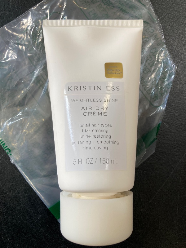 Photo 1 of Kristin Ess Air Dry Curl Cream - Smooths Hair, Adds Curl Definition, Provides Soft, Lightweight Hold - Non-greasy, Sulfate Free, Anti-Frizz, Womens Styling Product for Curly and Wavy Hair