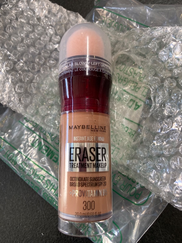 Photo 1 of Maybelline Instant Age Rewind Eraser Foundation with SPF 20 and Moisturizing Pro Vitamin B5, 300, 1 Count (Packaging May Vary)
