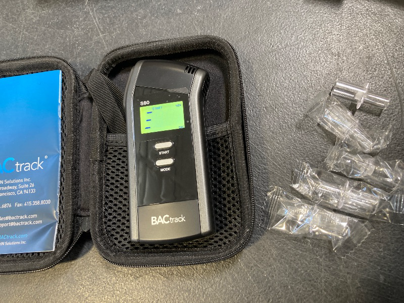 Photo 1 of BACtrack S80 Breathalyzer | Professional-Grade Accuracy | DOT & NHTSA Approved | FDA 510(k) Cleared | Portable Breath Alcohol Tester for Personal & Professional Use