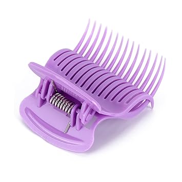Photo 1 of Tbestmax 24 Hot Roller Clips for Hair Curler Claw Clip Replacement Hair Section Styling for Women Girls Purple