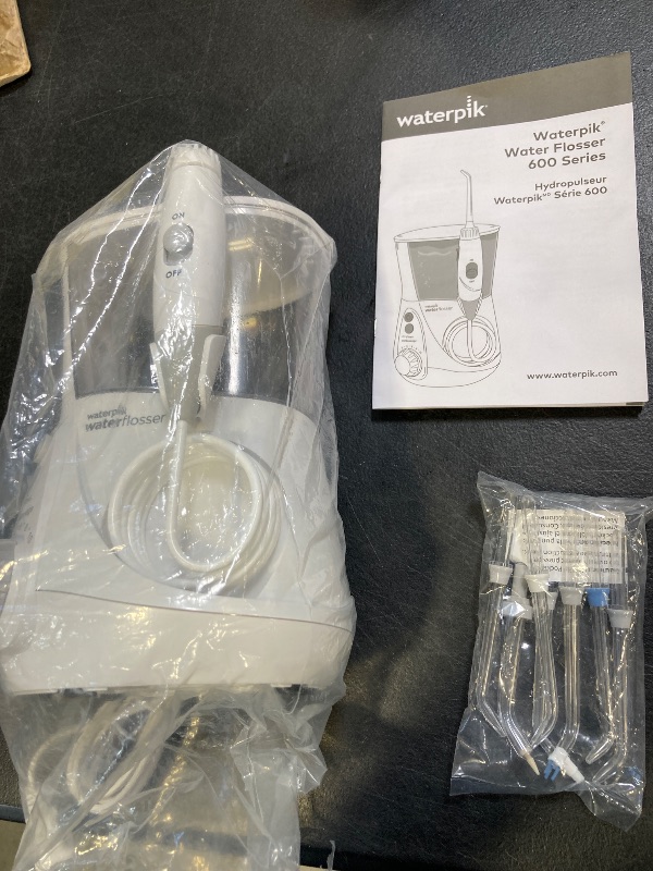 Photo 1 of Waterpik Aquarius Water Flosser Professional For Teeth, Gums, Braces, Dental Care, Electric Power With 10 Settings, 7 Tips For Multiple Users And Needs, ADA Accepted, White WP-660