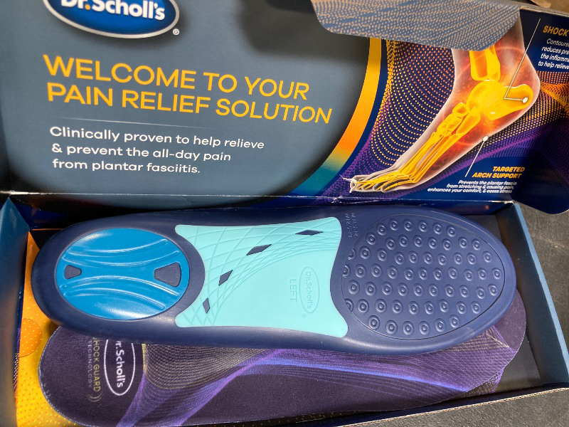 Photo 1 of Dr. Scholl's Plantar Fasciitis Sized to Fit Pain Relief Insoles // Shoe Inserts with Arch Support for Men and Women, 1 Count