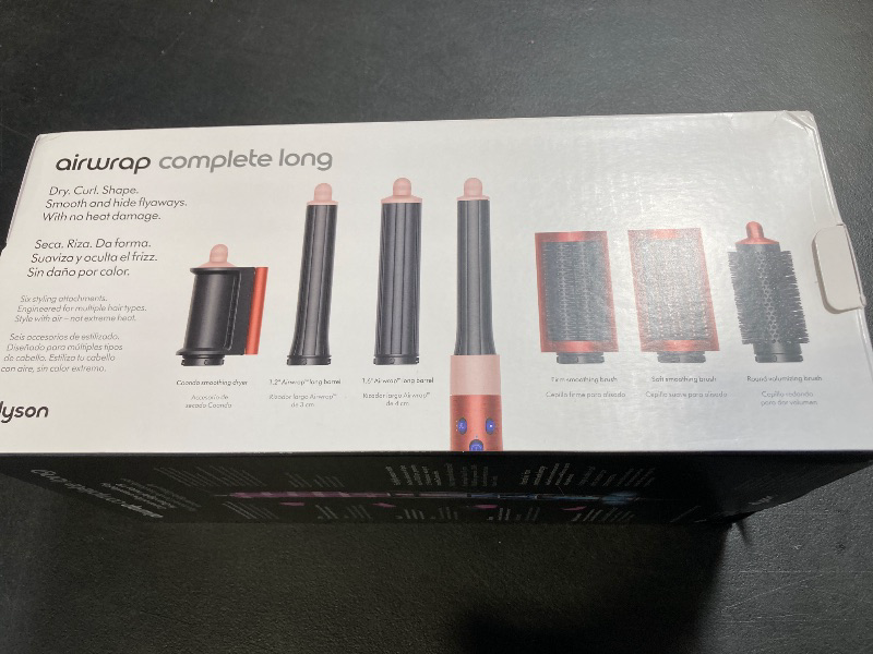 Photo 1 of Dyson Special edition Airwrap™ Complete long multi-styler in Strawberry bronze and blush pink with Detangling comb