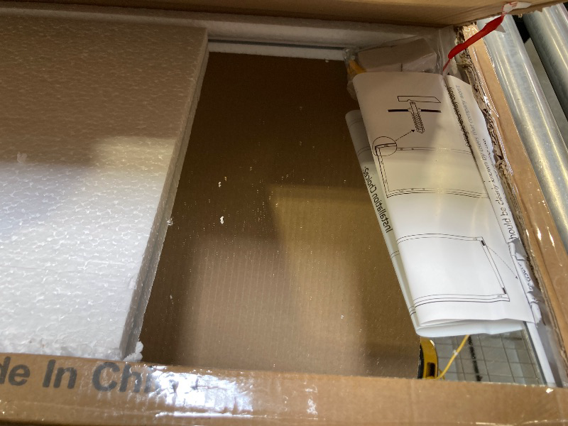Photo 1 of 48"x 14" Door Mirror, Full Length Wall Mounted, Over The Door Mirror, Full Body, Hanging Rectangle-White