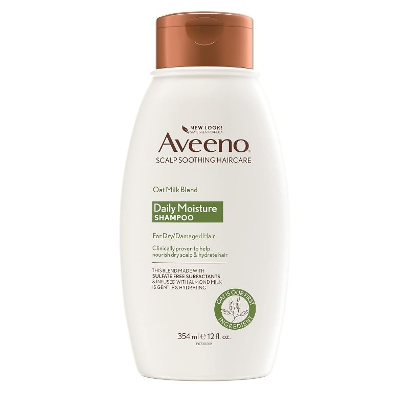 Photo 1 of Aveeno Shampoo Oat Milk Blend 12 Ounce (Moisture) (354ml)