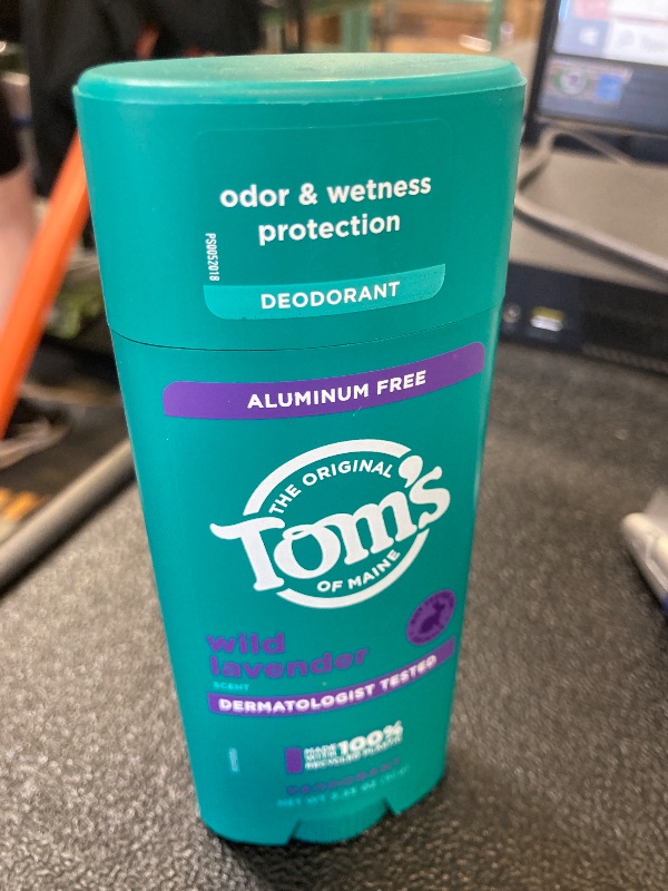 Photo 1 of Tom’s of Maine Wild Lavender Natural Deodorant for Women and Men, Aluminum Free, 3.25 oz