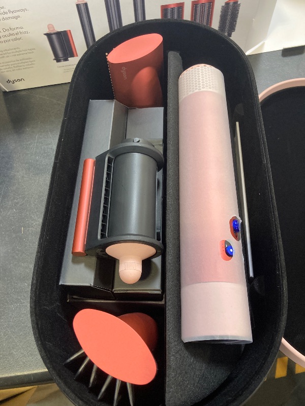 Photo 1 of Dyson Special edition Airwrap™ Complete long multi-styler in Strawberry bronze and blush pink with Detangling comb