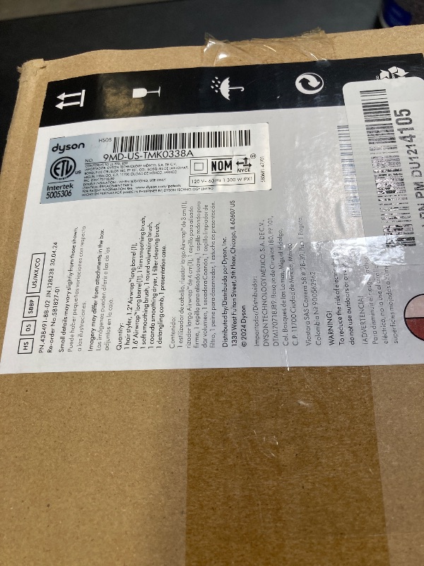 Photo 1 of Dyson Special edition Airwrap™ Complete long multi-styler in Strawberry bronze and blush pink with Detangling comb