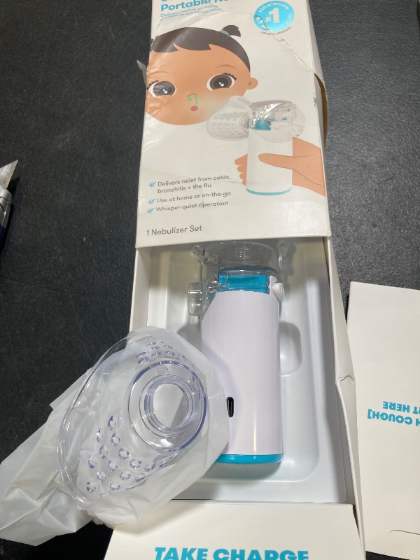 Photo 1 of Frida Baby Nebulizer for Babies, Portable Nebulizer for Kids, Babies & Infants, Ultra-Quiet Handheld Nebulizer with Mask + Diffuser, Congestion + Flu Relief