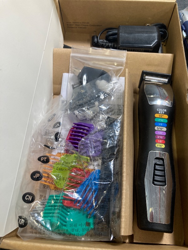 Photo 1 of Wahl Color Pro All in One Rechargeable Cordless Color Coded Beard Trimmer with Detail Eyebrow Trimmer and Rotary Nose Hair Trimmer for Men- Model 3025945