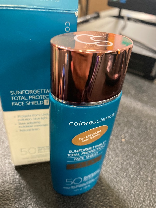 Photo 1 of Colorescience Total Protection Face Shield Flex SPF 50, Zinc Oxide Formula, Medium, 1.8 fl. oz.