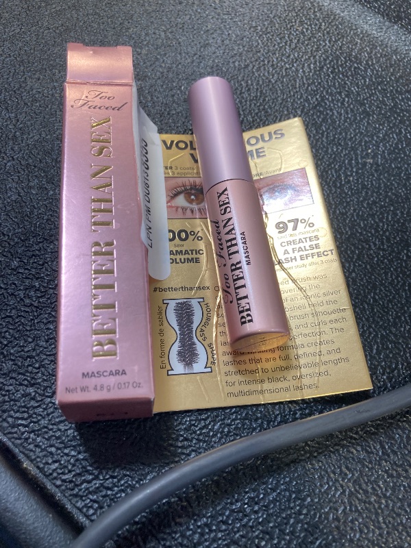 Photo 1 of Too Faced Better Than Sex Volumizing Mascara | Dramatic Volume, Length + Peptides Help Condition Lashes, 0.17 Fl Oz, Black