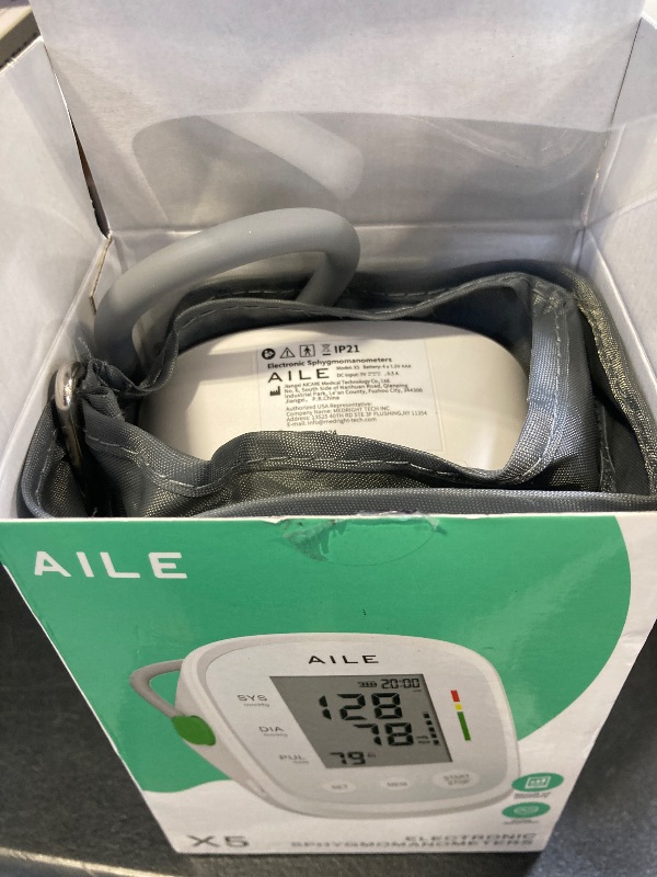 Photo 1 of Blood Pressure Monitor, AILE Blood Pressure Machine Upper Arm Large Cuff(8.7"-16.5"), High Automatic Blood Pressure Monitors Cuff for Home Use, (BP) Manual Arm Blood Pressure Monitors, 2 * 99 Memory