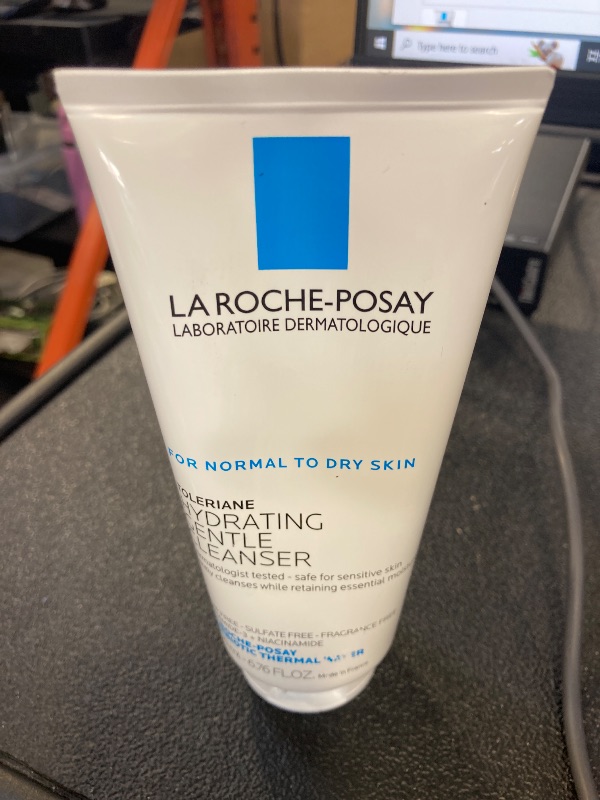 Photo 1 of La Roche-Posay Toleriane Hydrating Gentle Facial Cleanser, Daily Face Wash with Ceramide and Niacinamide for Normal to Dry Sensitive Skin, Oil-Free, Fragrance Free