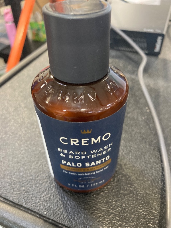 Photo 1 of Cremo Palo Santo (Reserve Collection) Beard Wash & Softener, Moisturizes, Styles and Reduces Beard Itch for All Lengths of Facial Hair, 6 Fluid Oz