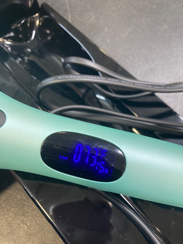 Photo 1 of CHI Spin N Curl, Curling Iron For Healthy & Shiny Effortless Curls & Waves, Provides Preset Temperature Settings For Each Hair Texture, Mint Green