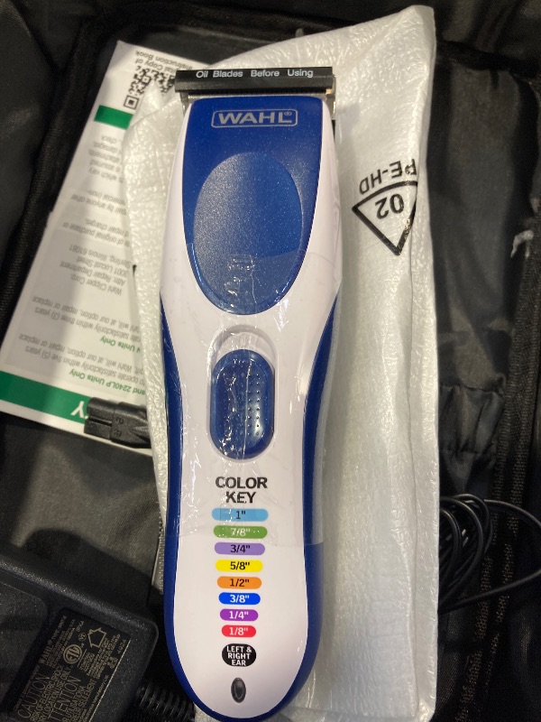 Photo 1 of Wahl Color Pro Cordless Rechargeable Hair Clipper & Trimmer – Easy Color-Coded Guide Combs - for Men, Women, & Children – Model 9649P