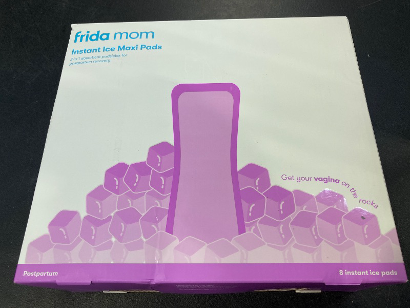 Photo 1 of Frida Mom 2-in-1 Postpartum Pads, Absorbent Perineal Ice Maxi Pads, Instant Cold Therapy Packs and Maternity Pad in One
